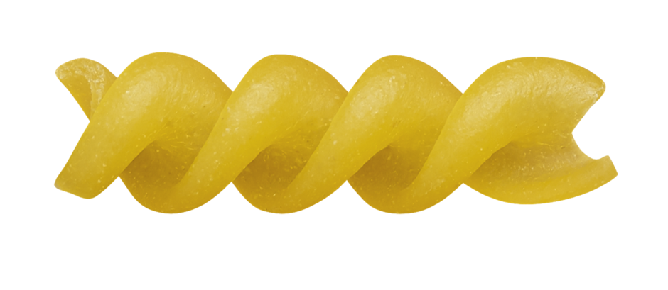 Bild einer Mais-Reis Fusilli.
