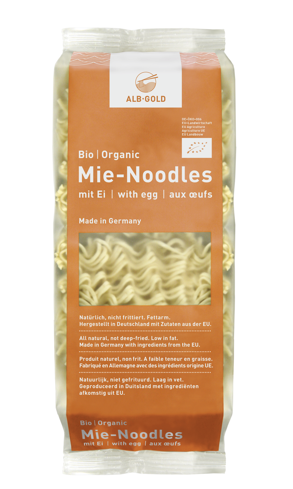 Packshot Mie-Noodles with eggs