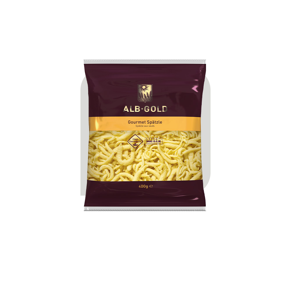 Packshot der ALB-GOLD Gourmet Spätzle